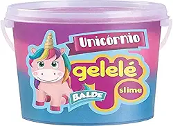 Slime De Unicórnio Gelelé Balde Com 457G