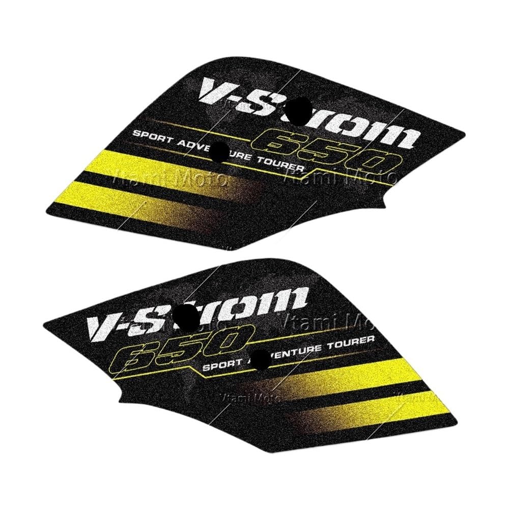 for V-Strom 650 650 DL650 XT 650XT Motorcycle Fuel Tank Pad Sticker Anti-Slip Tank Side Protection Decal 2017-2024 2023 Traction Fuel Decal Tank