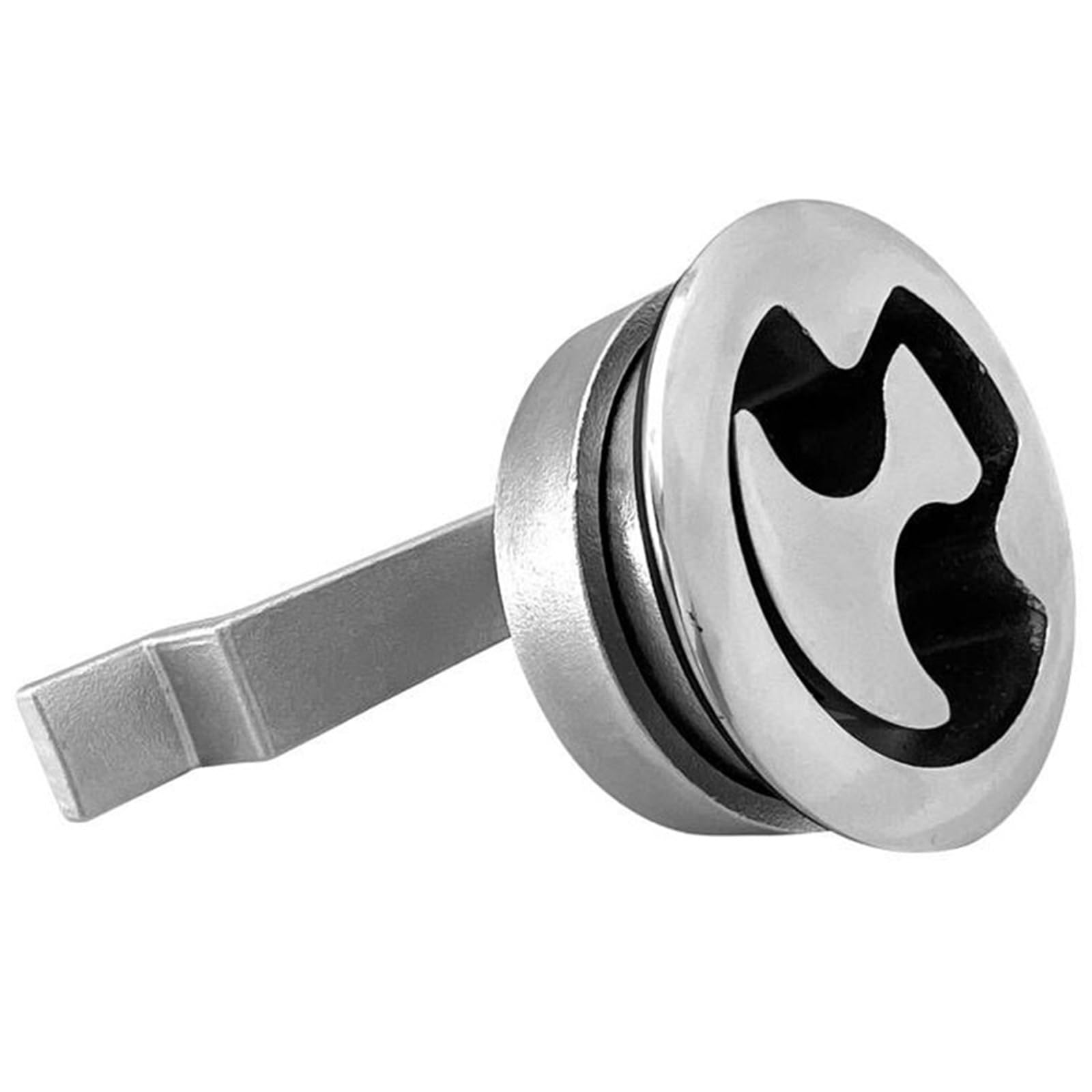 Iykqhwupyp Withoutkey Floor Lock Stainless Steel With Key/ Accessories Rv Marine Hardware 1Pcs(Withoutkey)