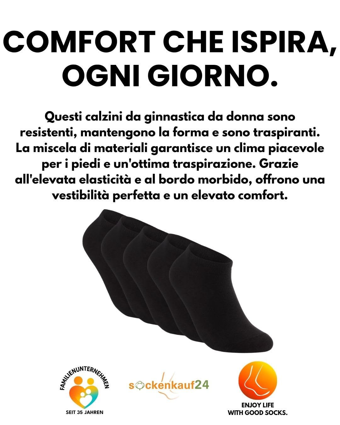 sockenkauf24 10 | 20 | 30 Paia Calzini Corti Uomo Donna Calze Corte Nero Bianco Grigio Cotone