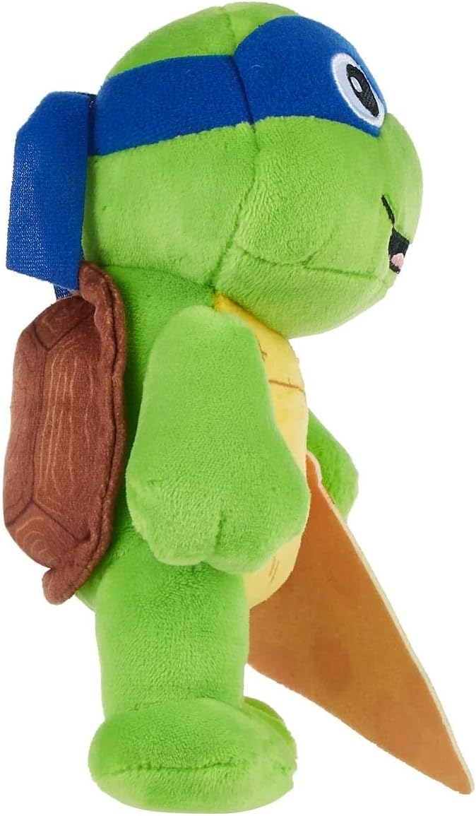 Mattel Tortue Ninja Teenage Mutant 20,3 cm – Tortue Tot Leonardo,Figurine en peluche à partir de 3 ans HVK27 — vue 3