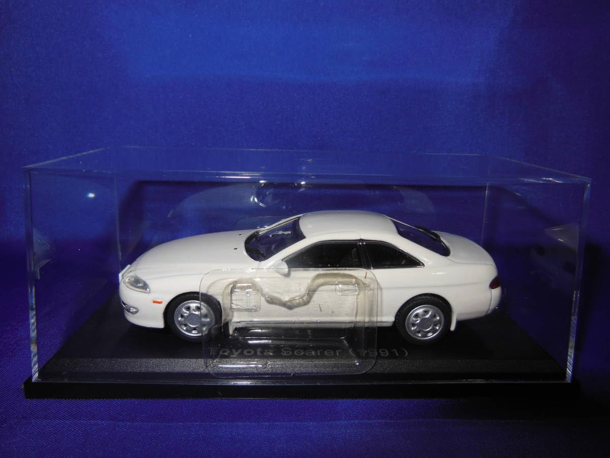 Amazon.co.jp: 1/43 Z30 Soarer 1991 White Mini Car SOARER Kunihiko