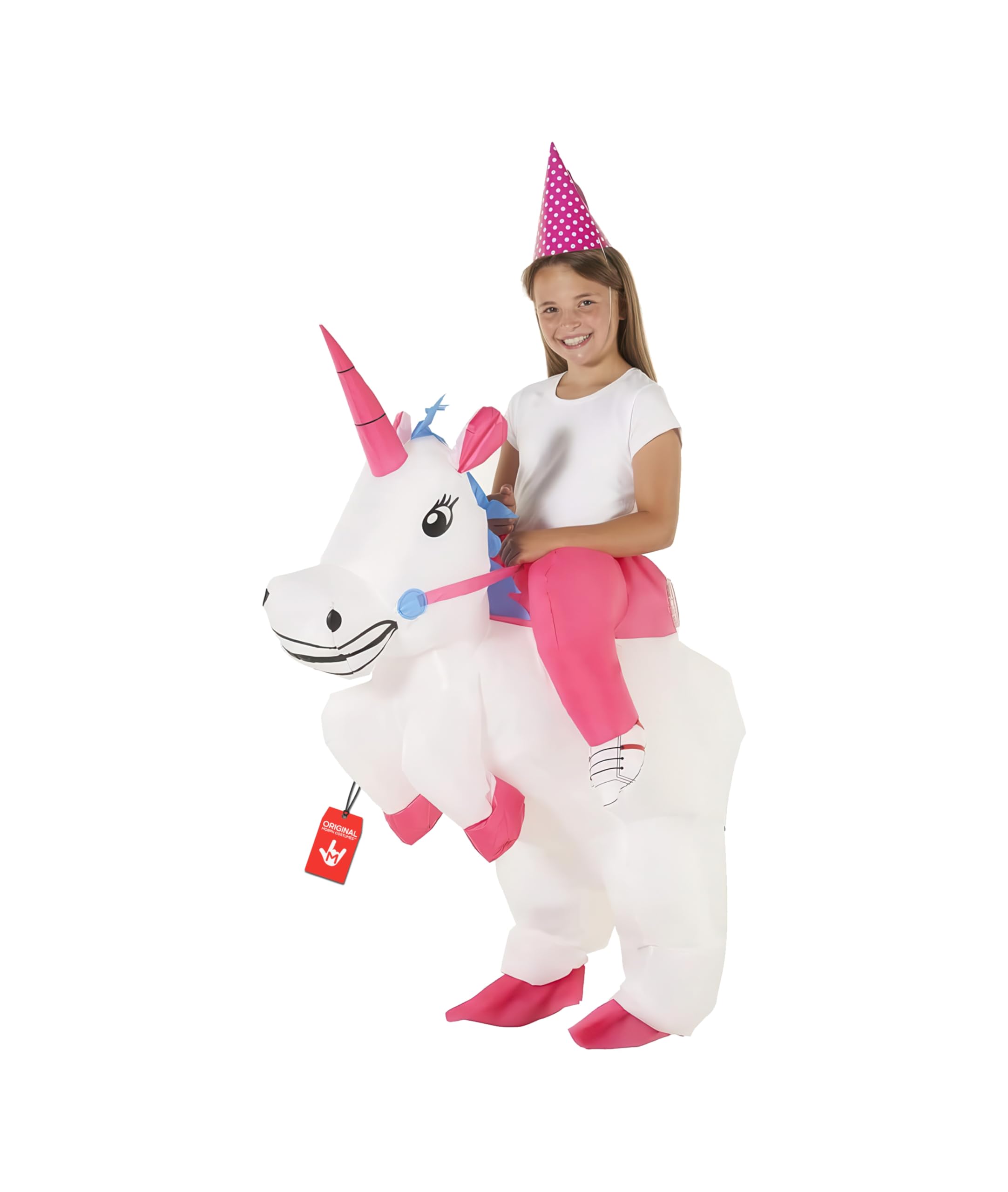 Morph Aufblasbares Einhorn Kostüm Kinder, Halloween Kostüm Kinder