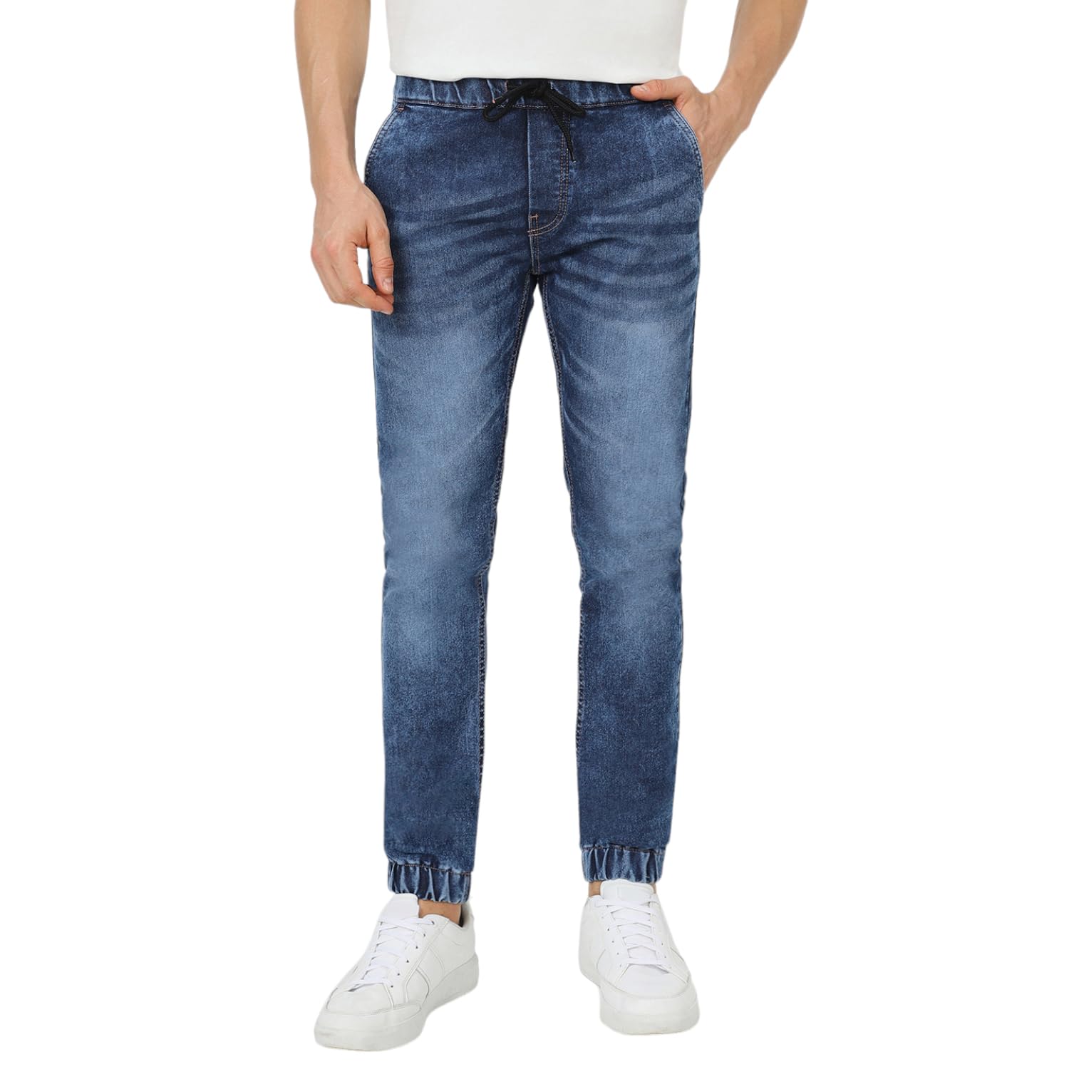 Urbano FashionMen's Slim Fit Mid Rise Jeans