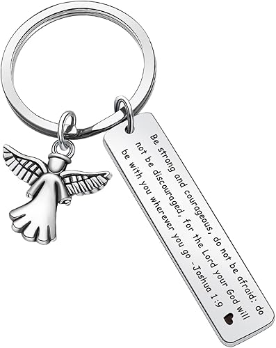 ZQEOU Joshua Llavero de pulsera para mujer, llavero de cumpleaños, regalo de padrino, hermana