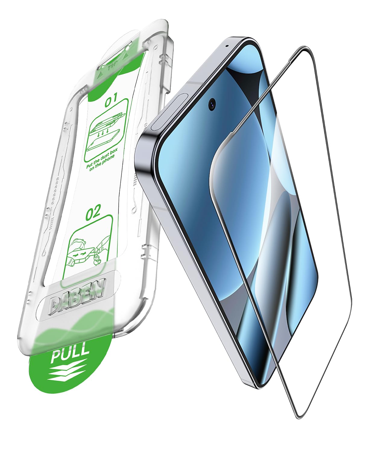 Supershieldz By DABEN Screen Protector Compatible for Google Pixel 10 Pro XL / 9 Pro XL (6.8-Inch) Tempered Glass, Easy Installation Tool, 9H Hardness, HD Clear, Case Friendly, Full Coverage-image-49
