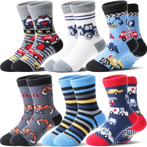 Welwoos Stoppersocken Kinder Kuschelsocken Jungen Dicke Socken...