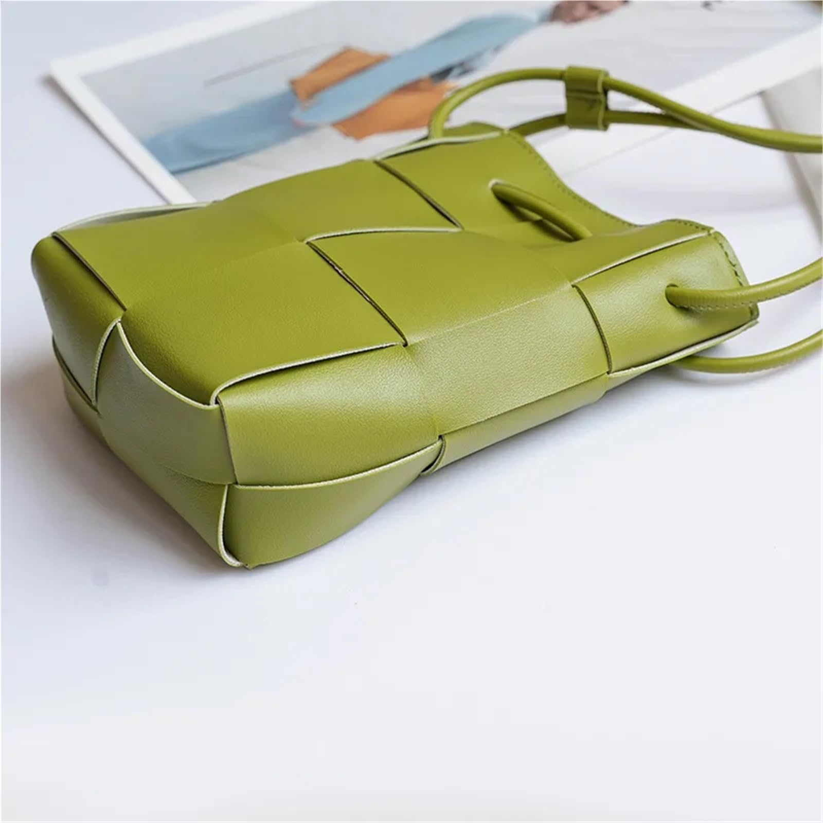 Bolso Cruzado De Cuero For Mujer, Bolsos De Mano For Mujer, Bolsos De Hombro De Gran Capacidad, Bolsos Cruzados For Mujer Adecuado para Viajar, Fiesta, Trabajo(Yellow)