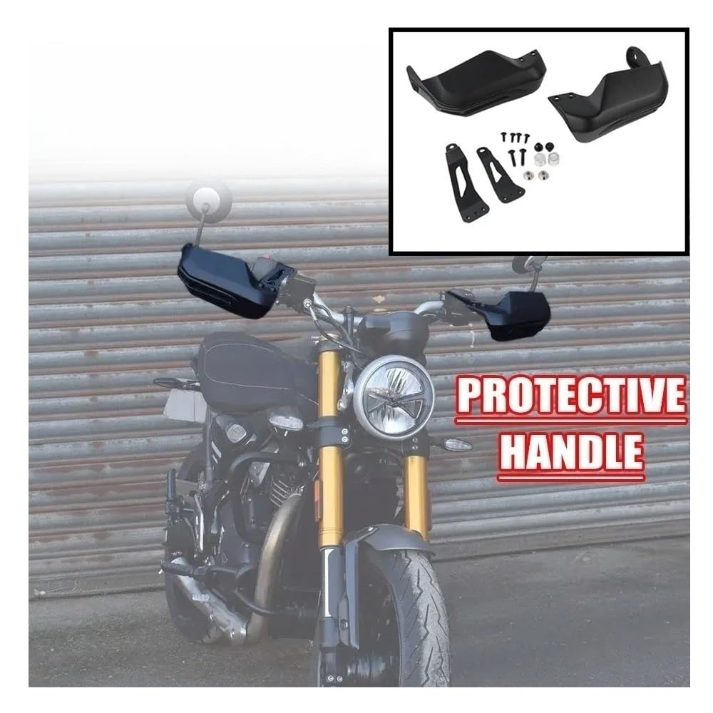 Kupplungs Hebelschutz Motorrad Zubehör Handschutz Schwarz Schutz Le | Motorrad Zubehör Handschutz Schwarz Schutz Lenker Universal Handprotektoren Für Speed ​​400 2024-2025