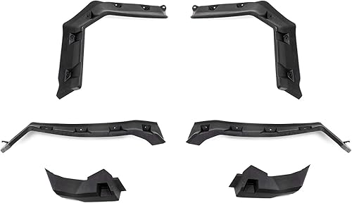Miniatura 6 de SuperATV Guardabarros guardabarros para Can Am Defender HD 5810MAX (ver ajuste)  2 guardabarros delanteros, 2 traseros  Se extiende 4 pulgadas desde