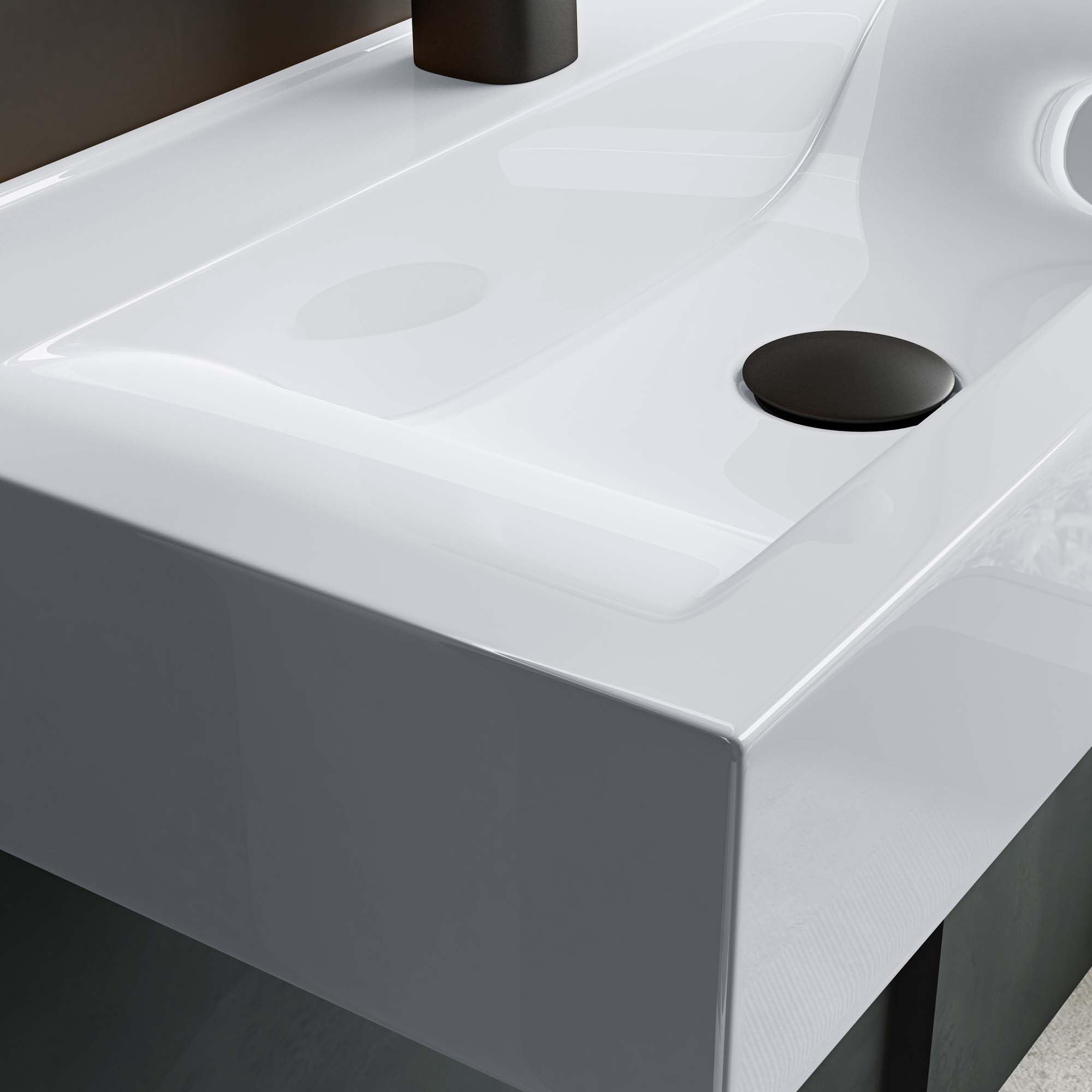 Mai & Mai Lavabo Rectangulaire 61,5x31,5x10,5cm sans Trop-Plein