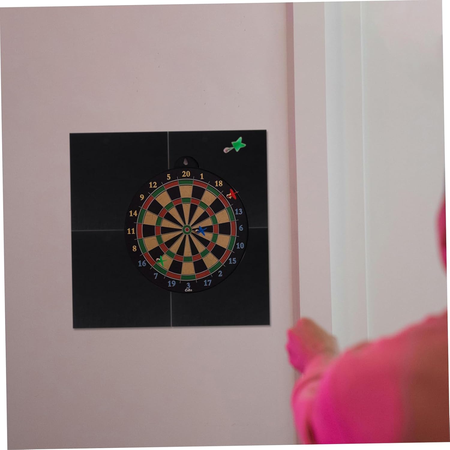 6pcs Self Adhesive Felt Wall Protection Pads Durable Collision Wall Panels for Home Office School Easy Peel and Stick Installation for Smooth Surfaces