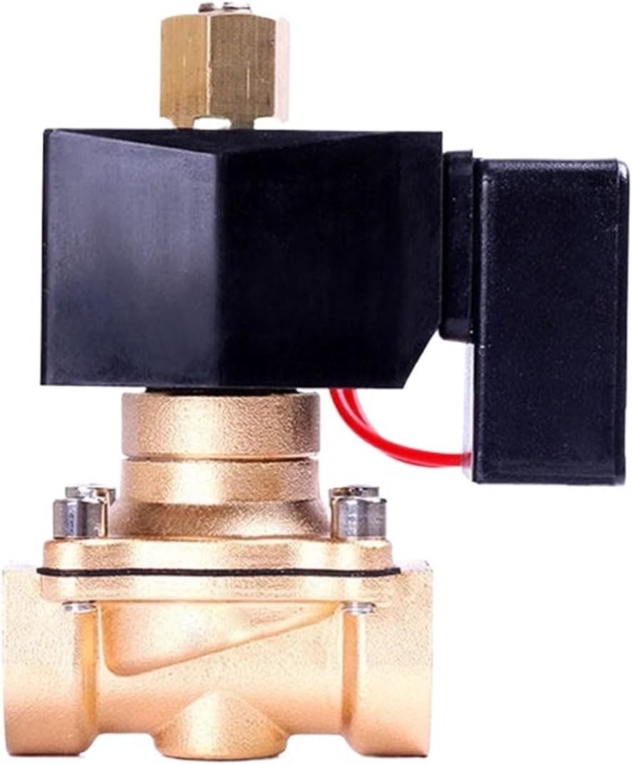 1/2" 3/4" 1" 2" Brass Normally Opened Solenoid Valve 24v 110v 220v With Non Saving Energy(2 inch,BSP_24VDC)
