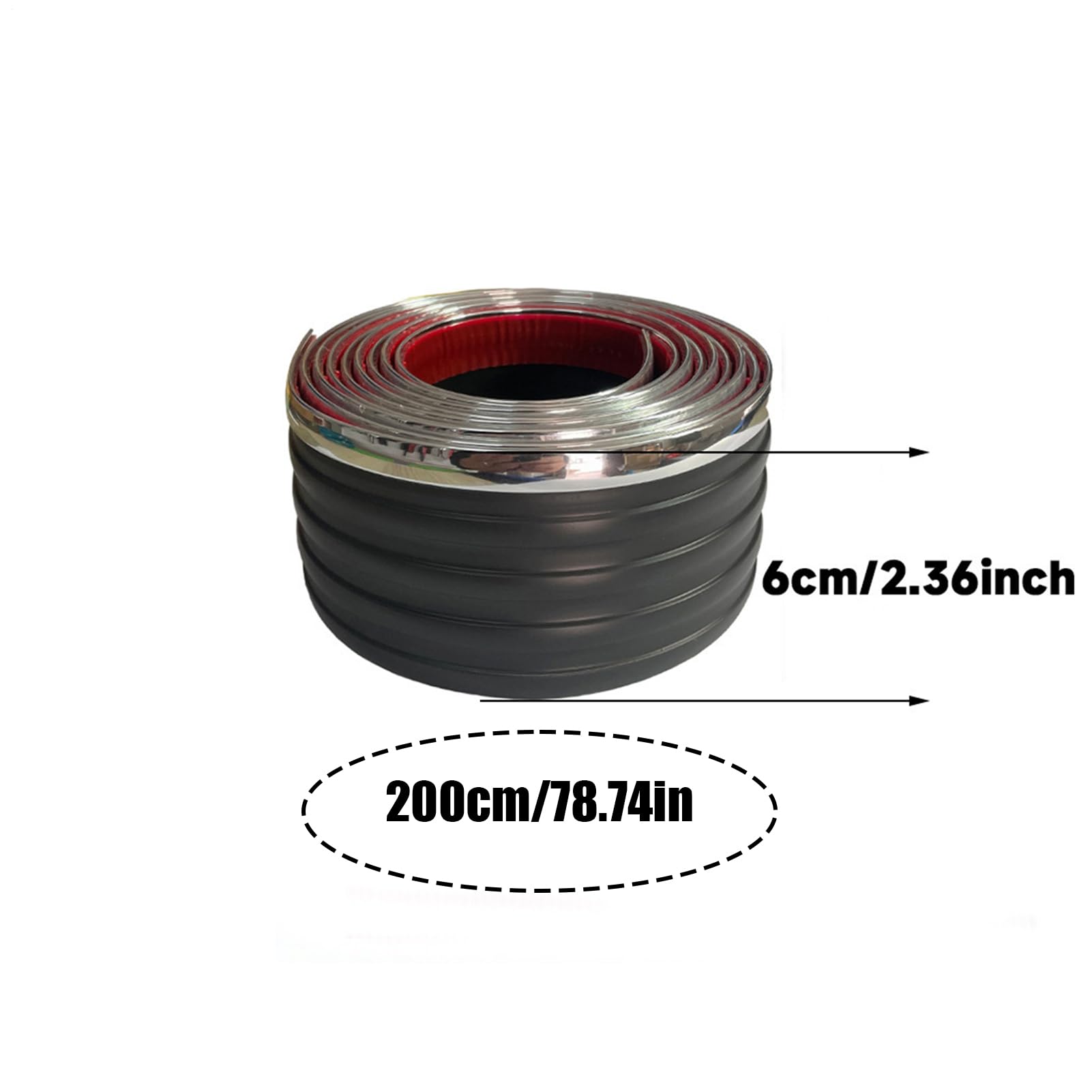 Jupes Latérales Universelles pour Voitures, Protection Bas De Caisse Voiture Protections De Bord Anti-Rayures pour Berlines, Camions, Pare-Chocs en Caoutchouc