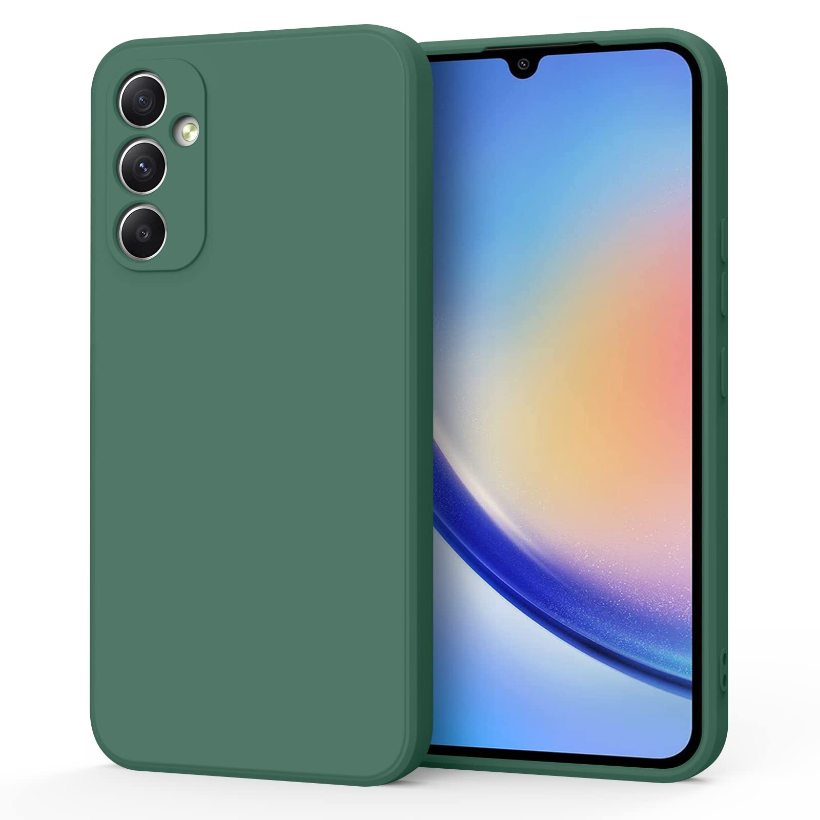 Anvzle Funda Para Xiaomi 14T Pro Con [2 Unidades] Protector De Pantalla De Vidrio Templado, Funda