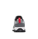 Columbia Men's Strata Trail Low Waterproof Hiking Shoes, Titanium Grey Steel/Mountain Red, 7 Wide gallery image