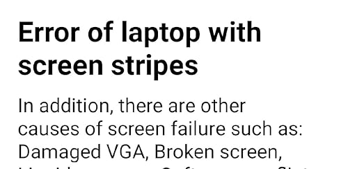 FIX SHOCKED LAPTOP SCREEN