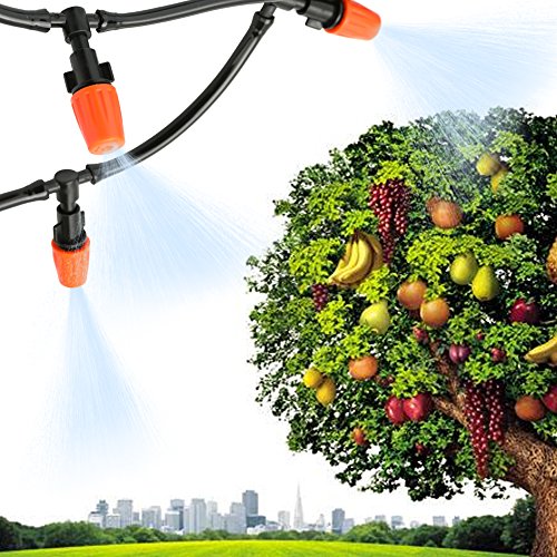 Decdeal 20 pcs Ajustável Bicos de Pulverizador Ternos de Jardim de Água de Resfriamento Spray Bico d