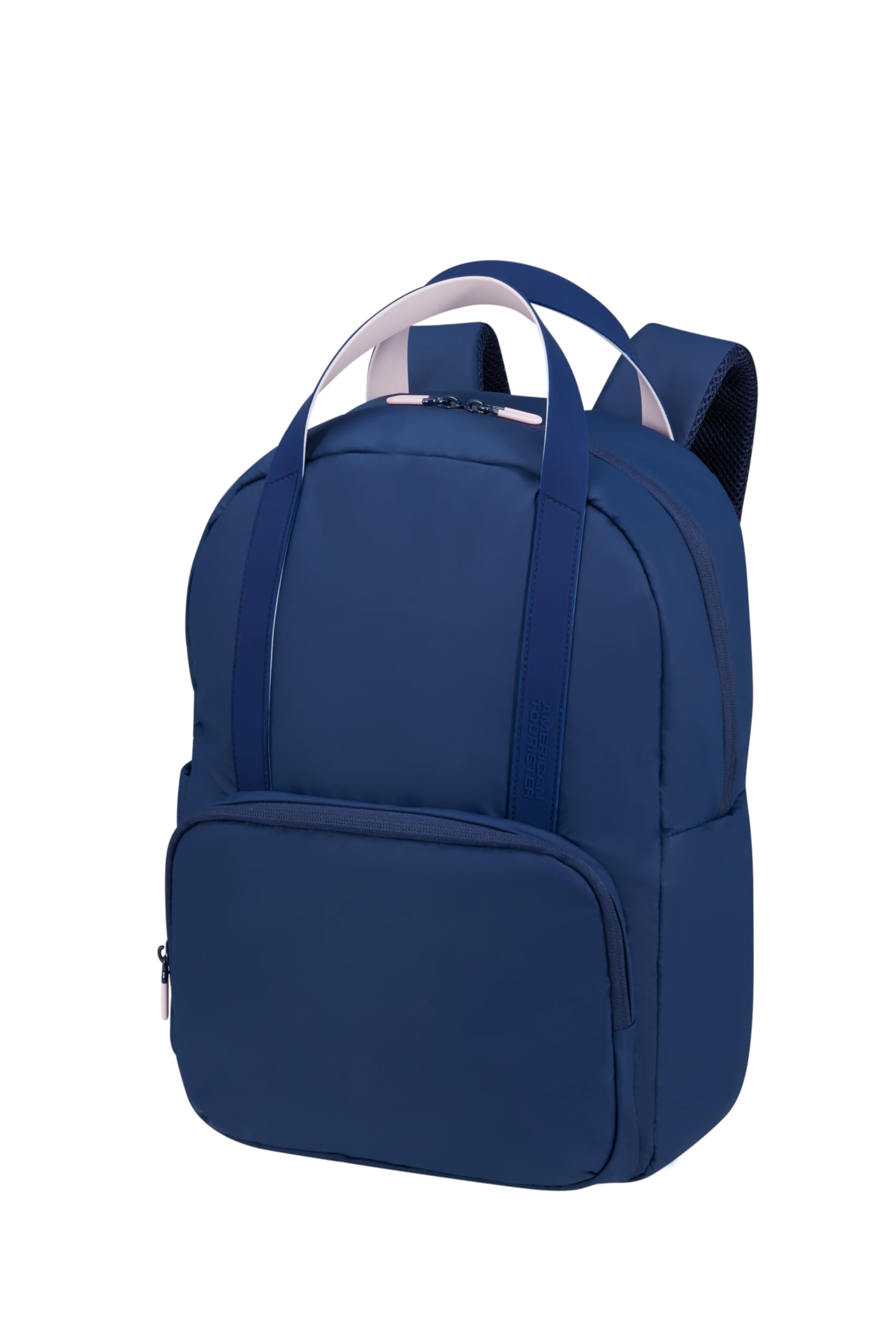 American Tourister Puffypop - Mochila Portátil Mujer 15.6" (49 cm, 21 L), Ergonómica, Perfecta para Escuela, Trabajo & Viajes - Azul (Navy)