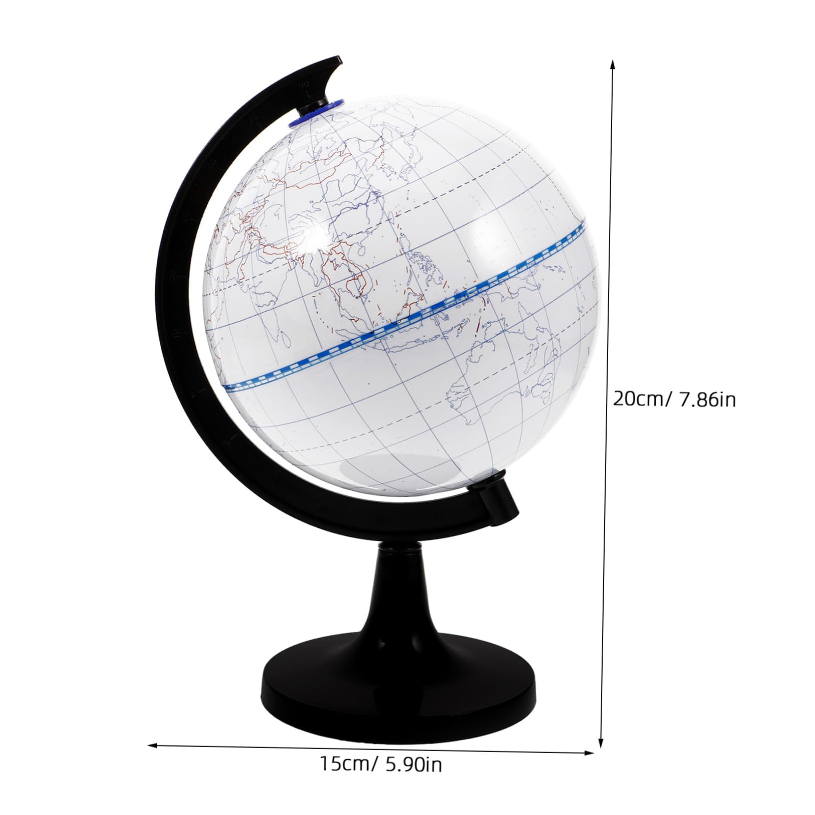 Veemoon Diy Blank Globe Model Decorative Coloring Globe for Boys and Girls Art for Geography Teaching