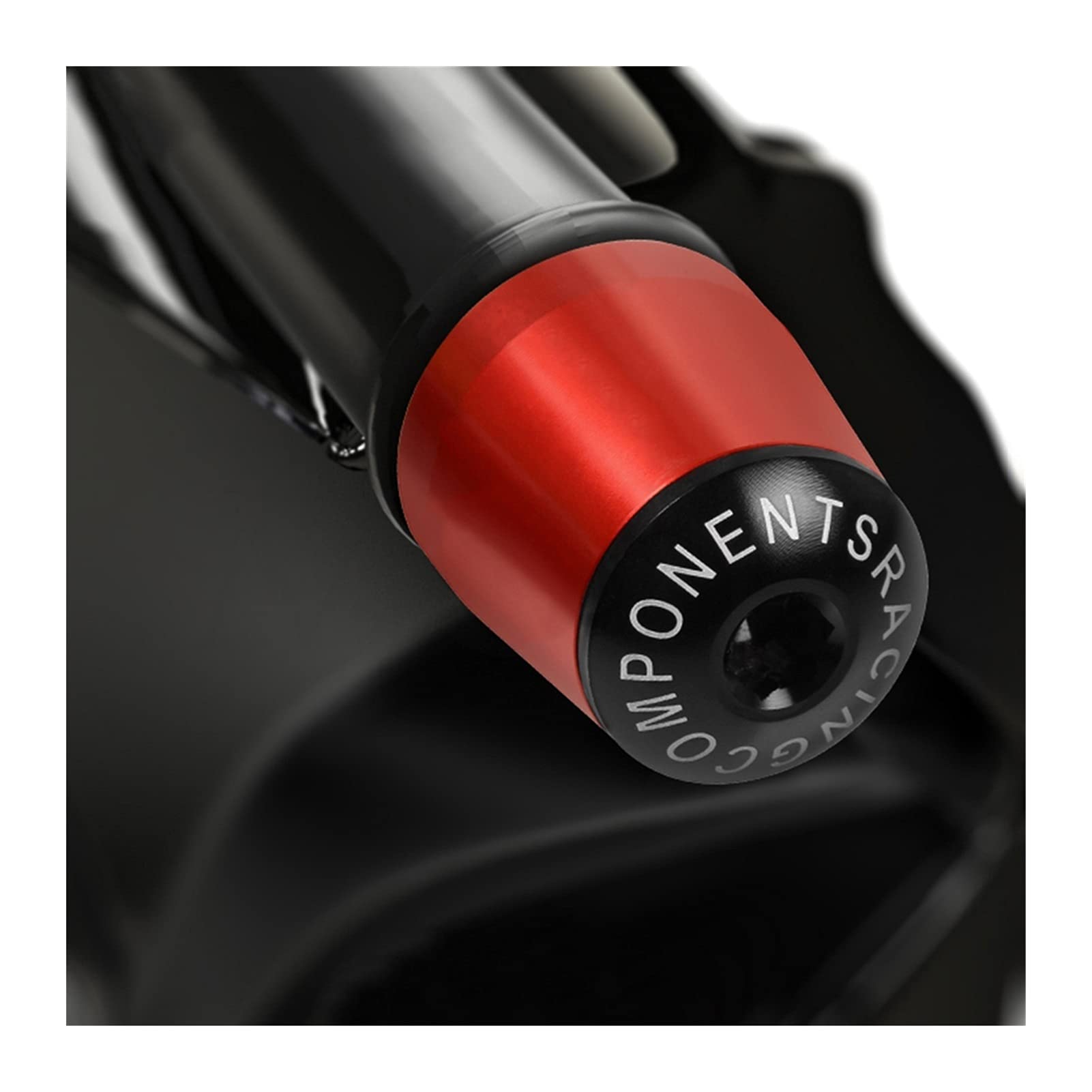 YUNDVLT Embouts De Guidon Capuchon De Poignées D'extrémité De Guidon Compatible With Ya Ma Ha Tracer 700 Tracer700 2016-2020 2019 Embouts De Guidon De Moto(Red