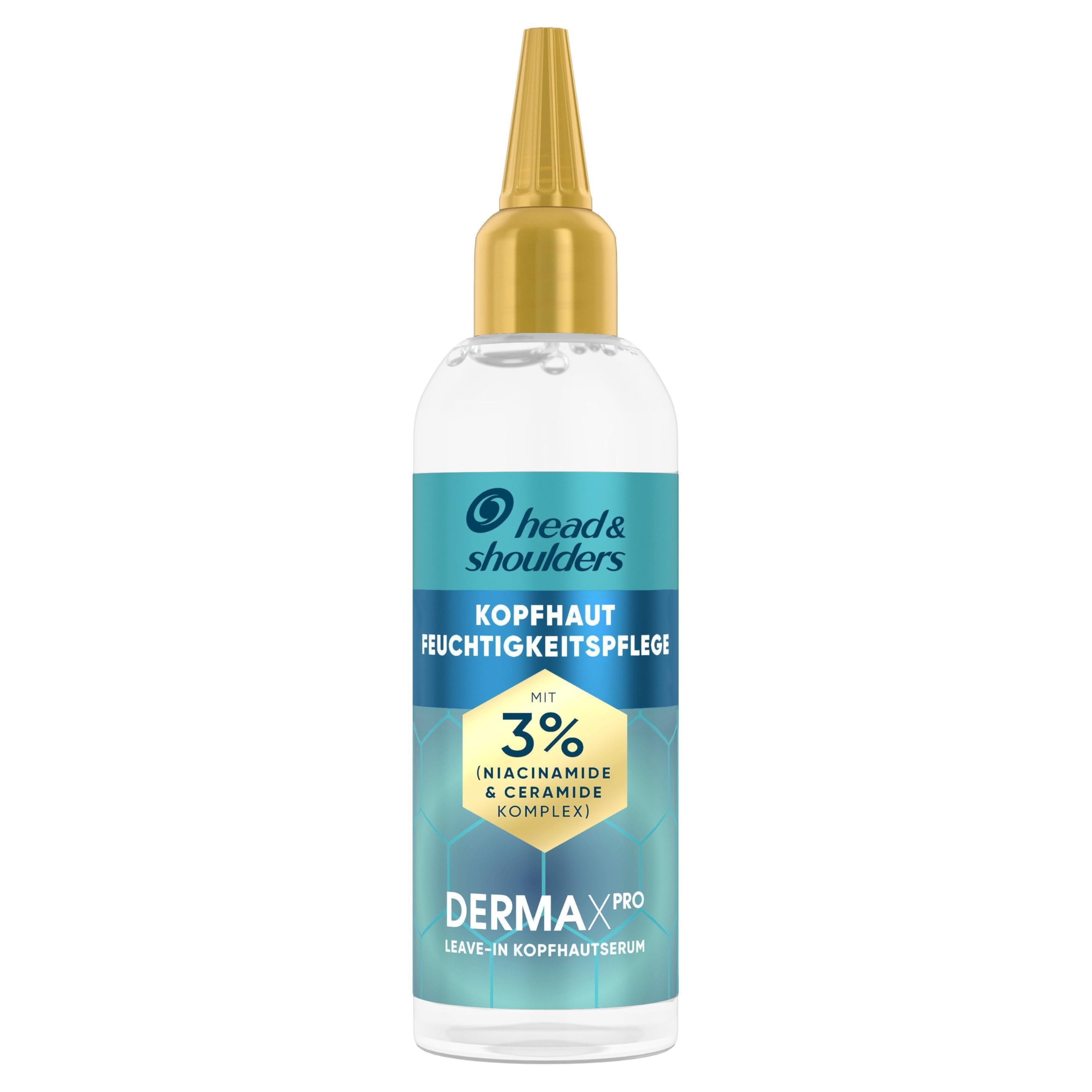 Head & Shoulders DermaXPro Instant Kopfhaut-Feuchtigkeitspflege145ml mit Niacinamid und Ceramid-Komplex für Trockene, Spannende Kopfhaut