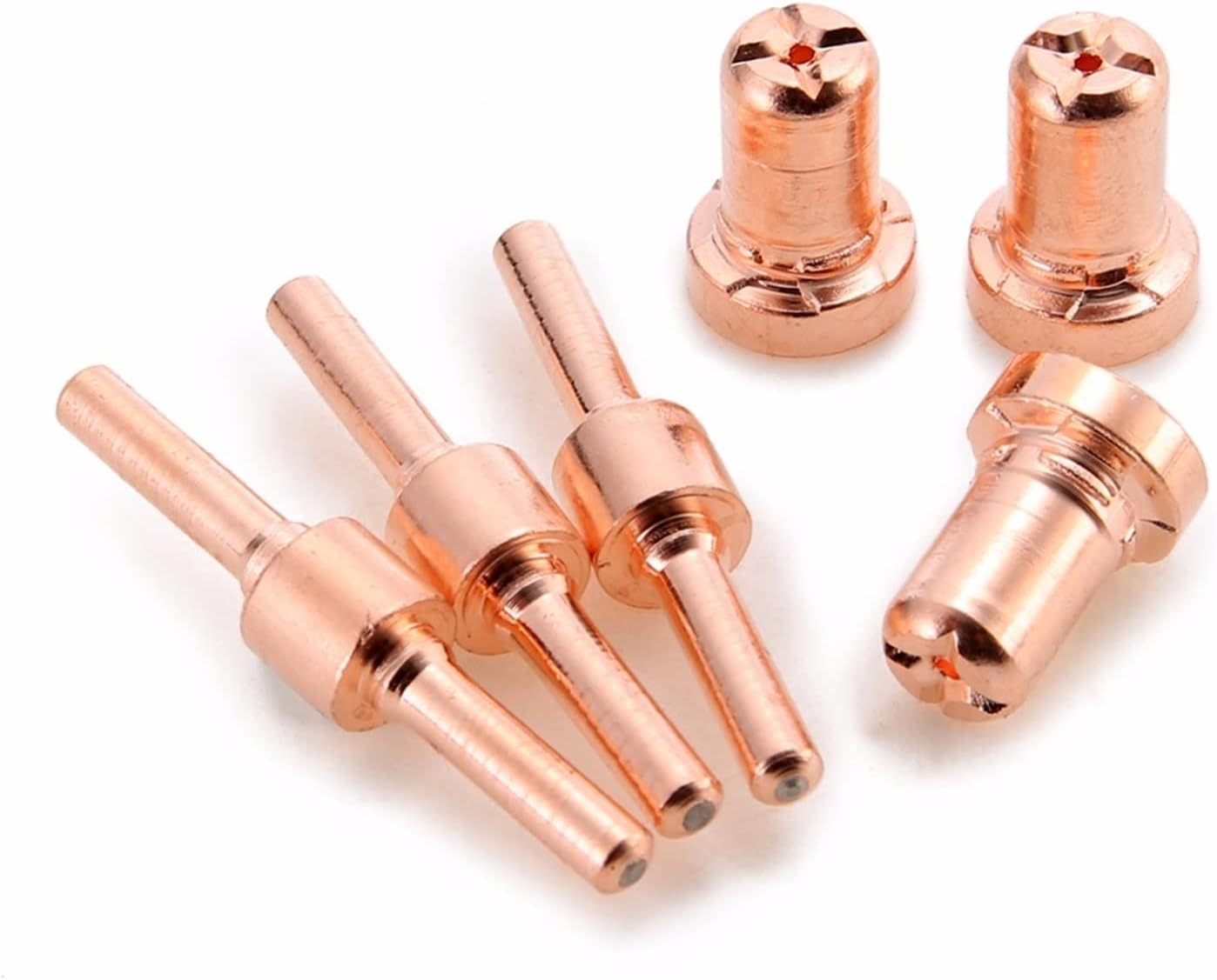 CYPHE 60PCS Copper Plasma Cutter Nozzles Set Extended Long Tip
