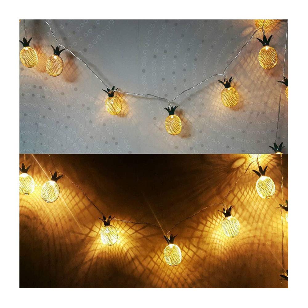 Millya Uk Pineapple 1.5M 10Led Millya 1.5M 10 Led Pineapple Shape String Light Battery Powered Fairy Light Wedding Party Decoration