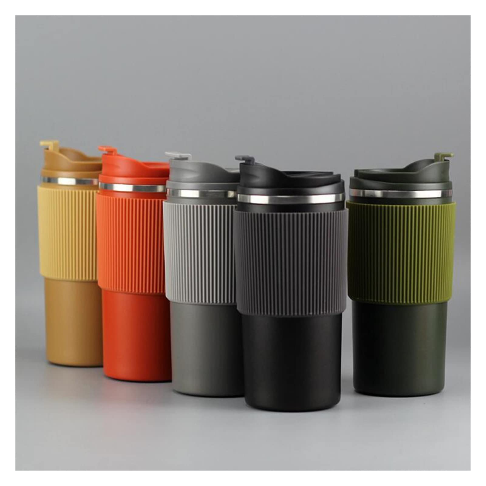 MRKU rutschfeste Kaffeetasse, tragbar, für den Mehrzweckgebrauch, fürs Auto, für Fitness, Laufen, Fitnessstudio, Sport, Wasserflasche