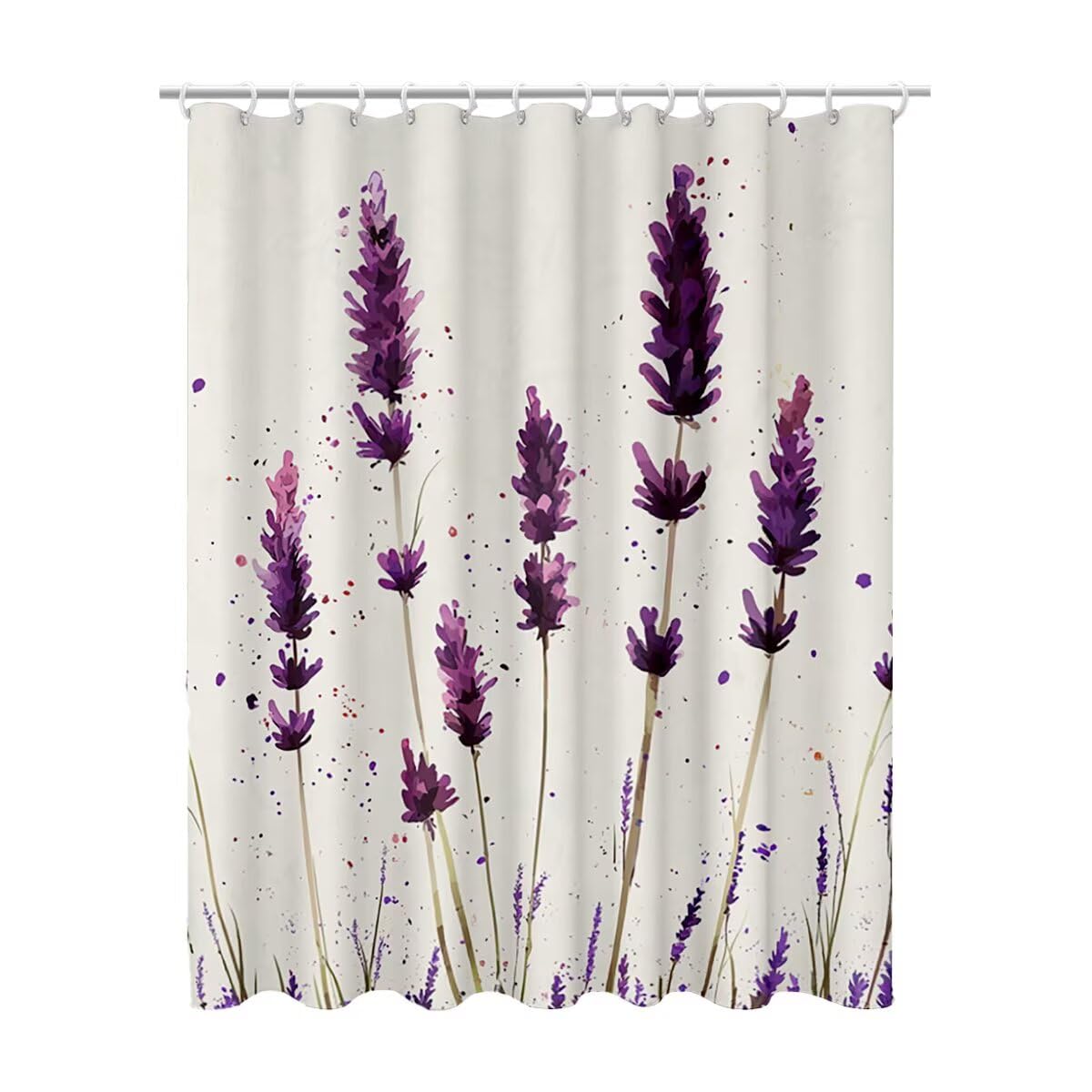 Rideau de douche textile premium imperméable et lavable 180x200 cm