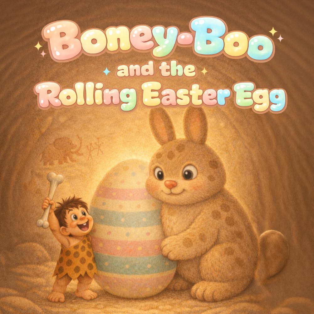 Boney-Boo and the Rolling Easter Egg: Lick, Roll, Crack! A First Onomatopoeia Picture Book for Ages 2–6 (Boney-Boo (English Edition))