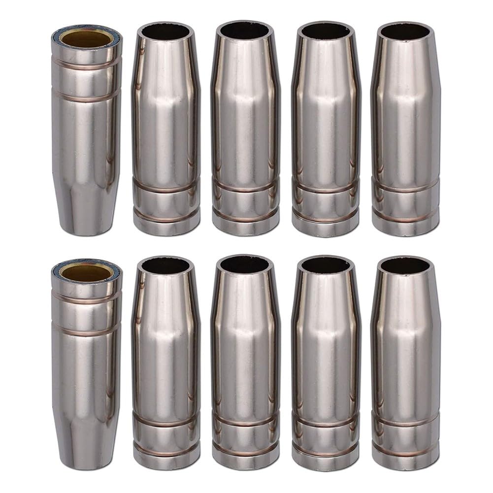 15AK MB15 MIG MAG torche de soudure avec buse conique et buse gaz 10 pièces