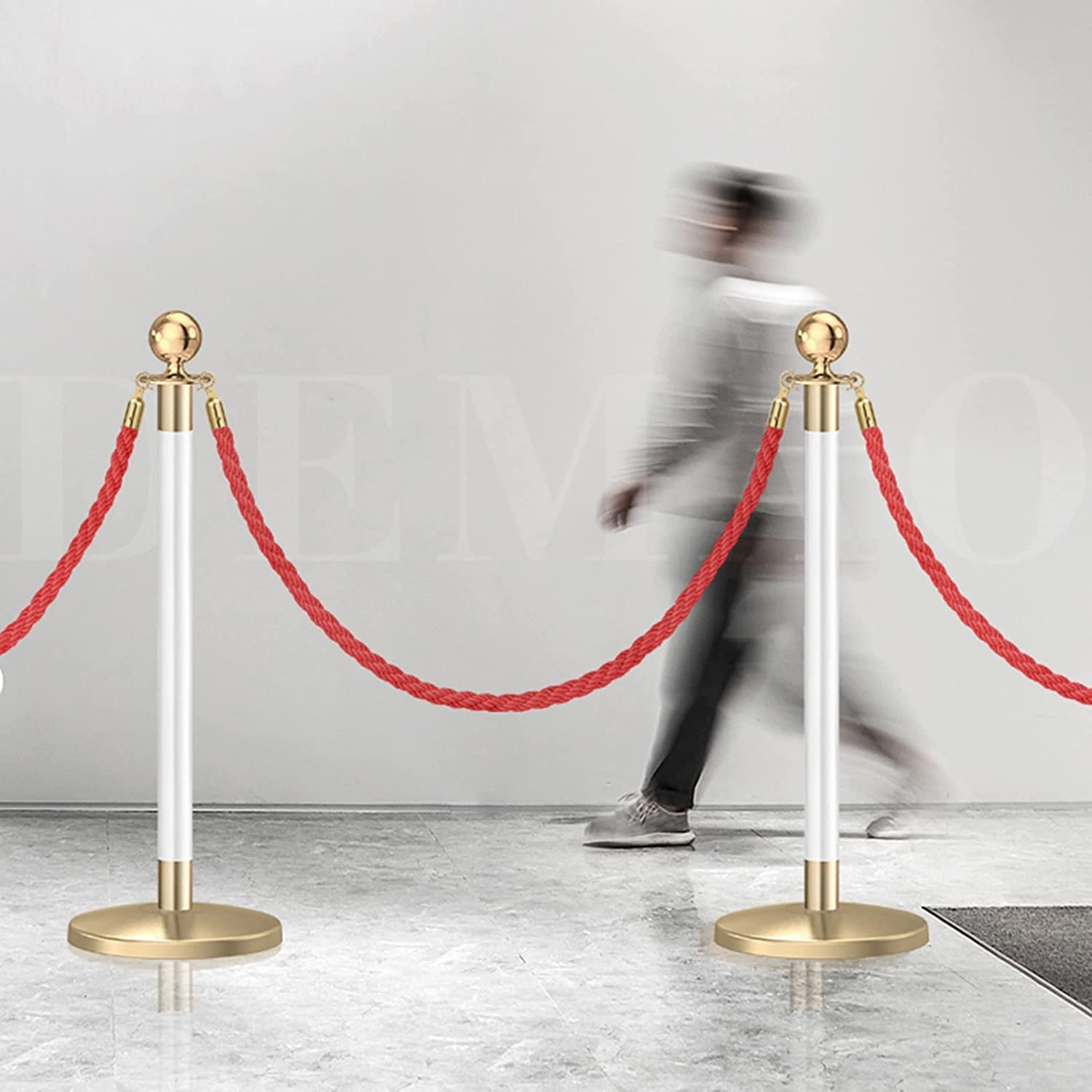Nylon Ro de alta calidad con línea de cola segura industrial para lazos de eventos y exposiciones de coches (1 m 3.9 m)