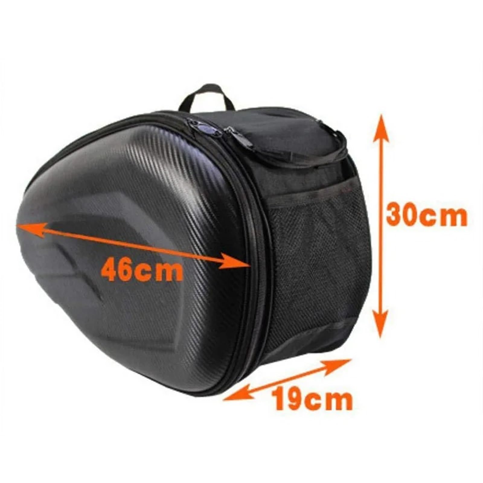 Motorrad Werkzeugtasche Motorradsattel Doppelseitig Multifunktional Reise und Reiten Seitliche Kapuze Helmtasche