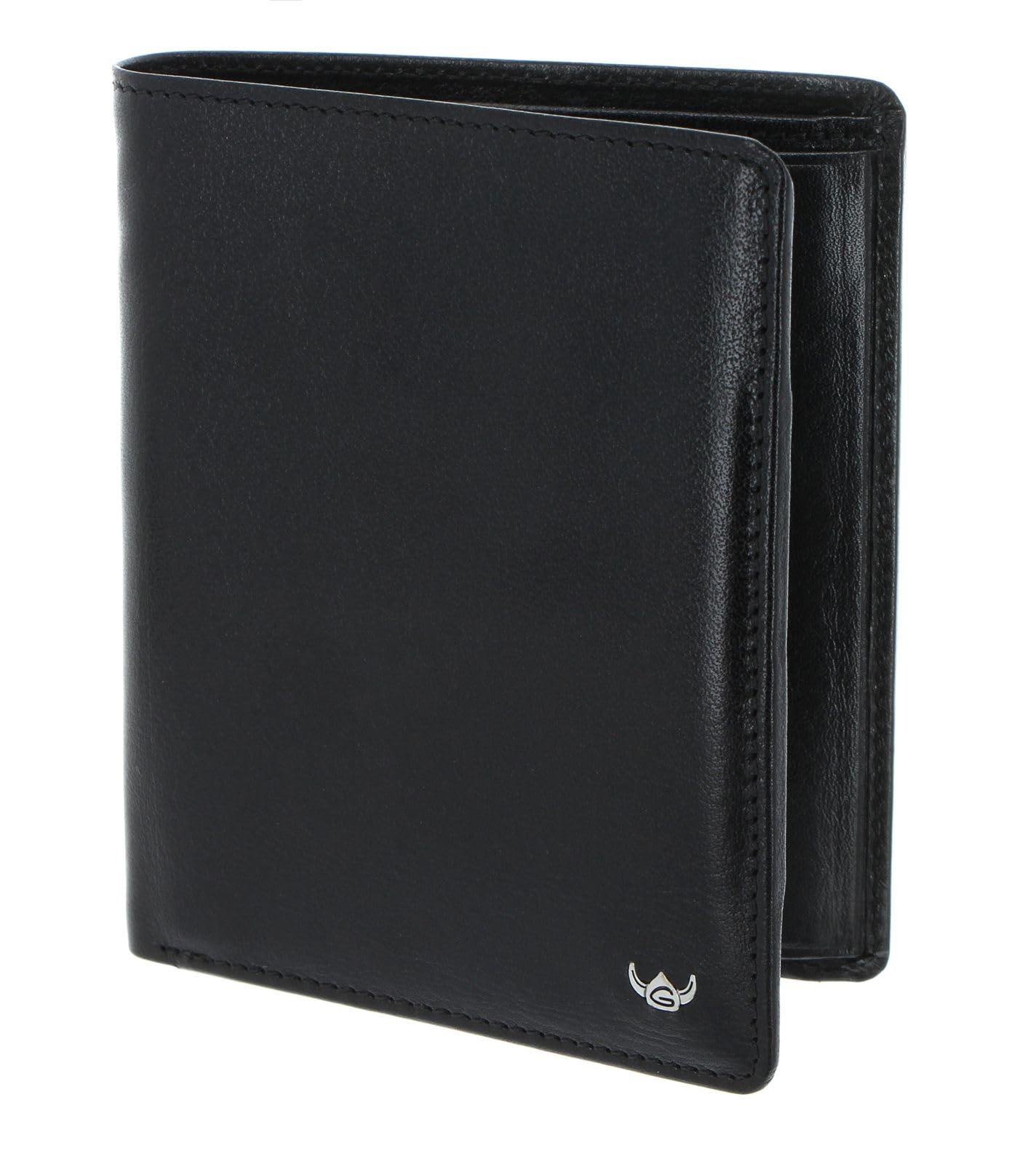 Golden Head Leder Geldbörse Colorado RFID Protect Kombischeintasche 1249 Schwarz