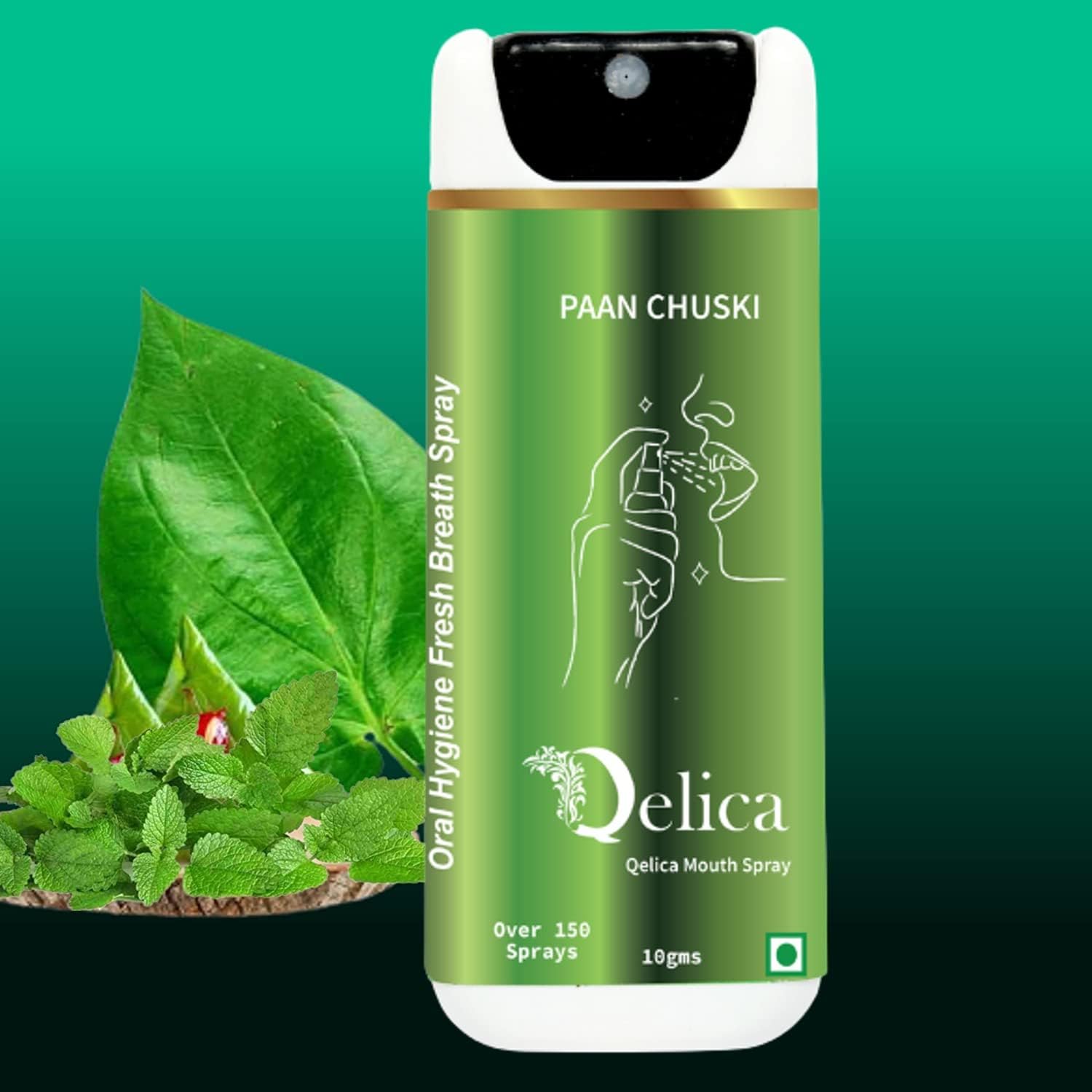 Qelica Love Special Mouth Freshener Long-Lasting Kiss-Ready Breath Freshness (Strawberry Mint & Paan Chuski) Combo 2
