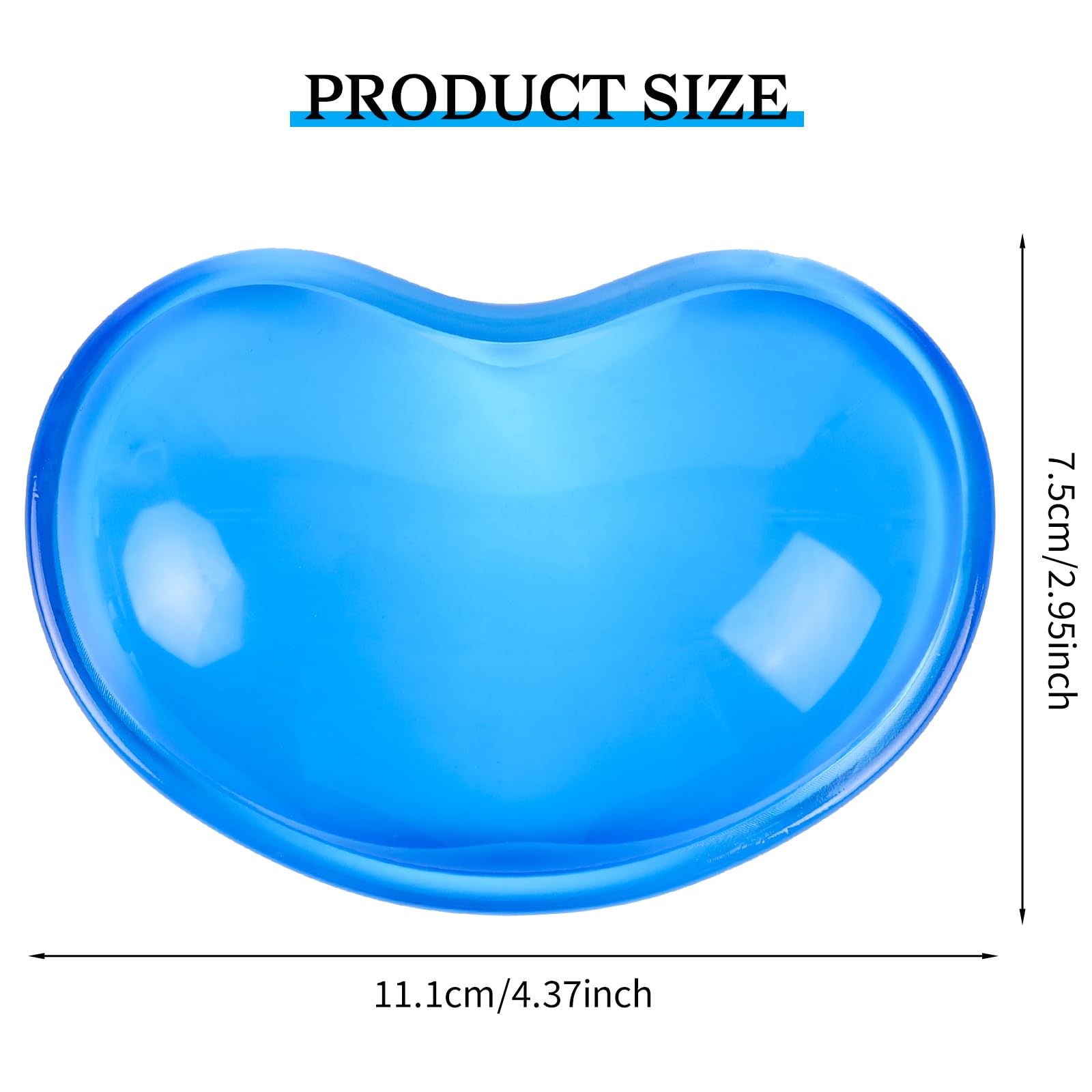 Computer Wrist Rest Soft Gel Wrist Rest Pad - Ergonomic Silicone ...