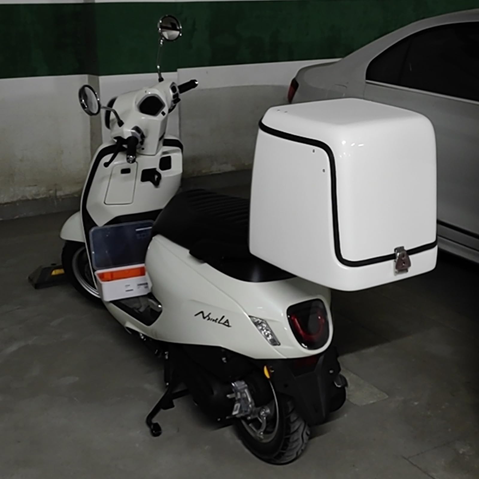 【新品未使用】デリバリーバイクボックス Amazon | HILINE リアボックス バイク デリバリーボックス FRP製 67L