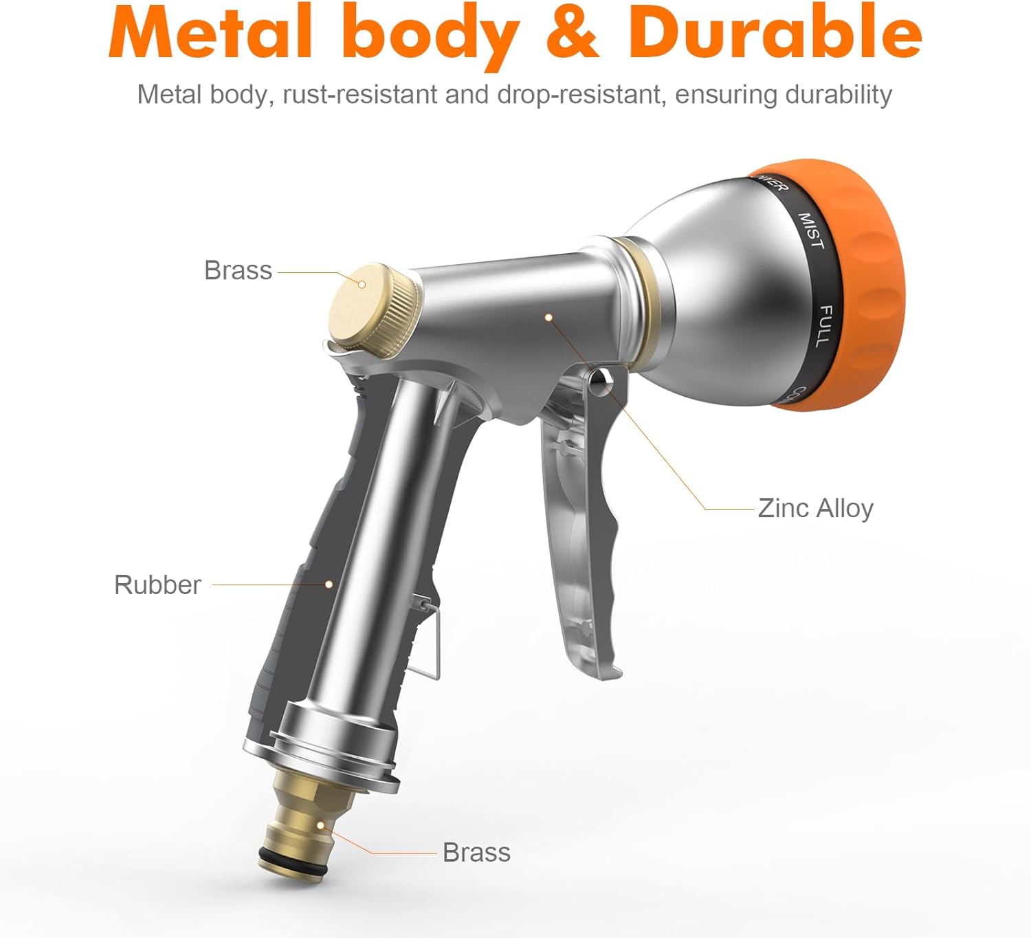 Ibergrif Hose Pipe Spray Gun, High Pressure Hose... 15 Ibergrif Hose Pipe Spray Gun, High Pressure Hose...