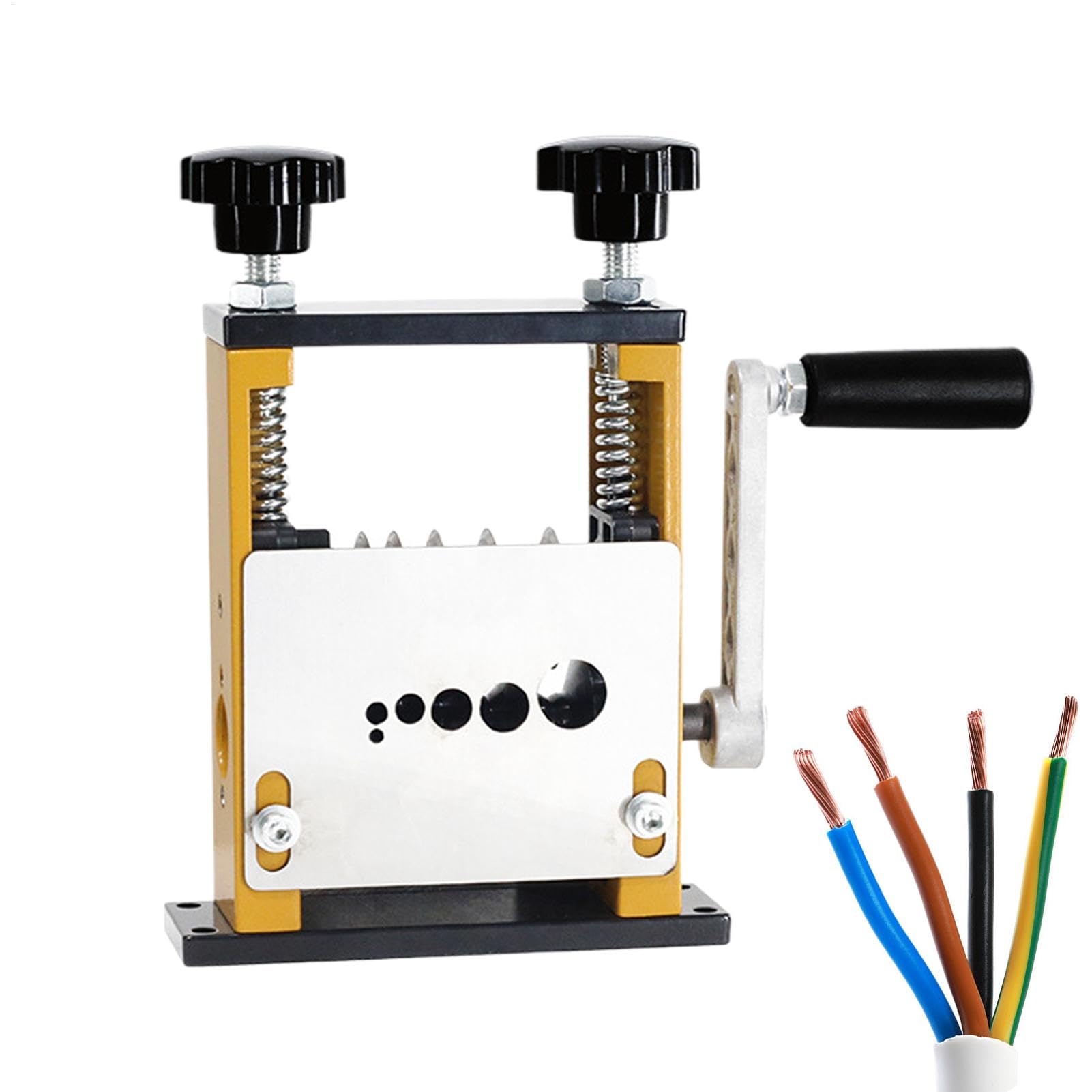 Machine à dénuder pour perceuse avec poignée ergonomique et système de coupe de 0,25-15 mm