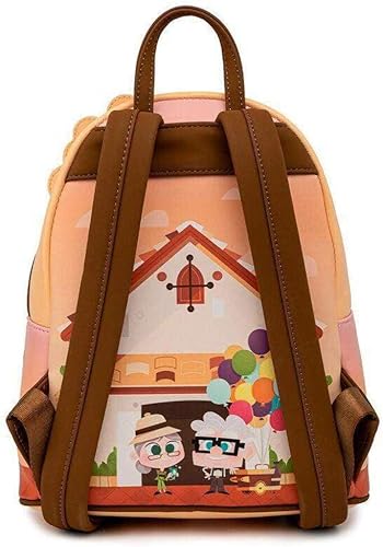Miniatura 2 de Loungefly Disney Pixar Up Working Buddies - Bolso de hombro con doble correa para mujer Multi Bordado