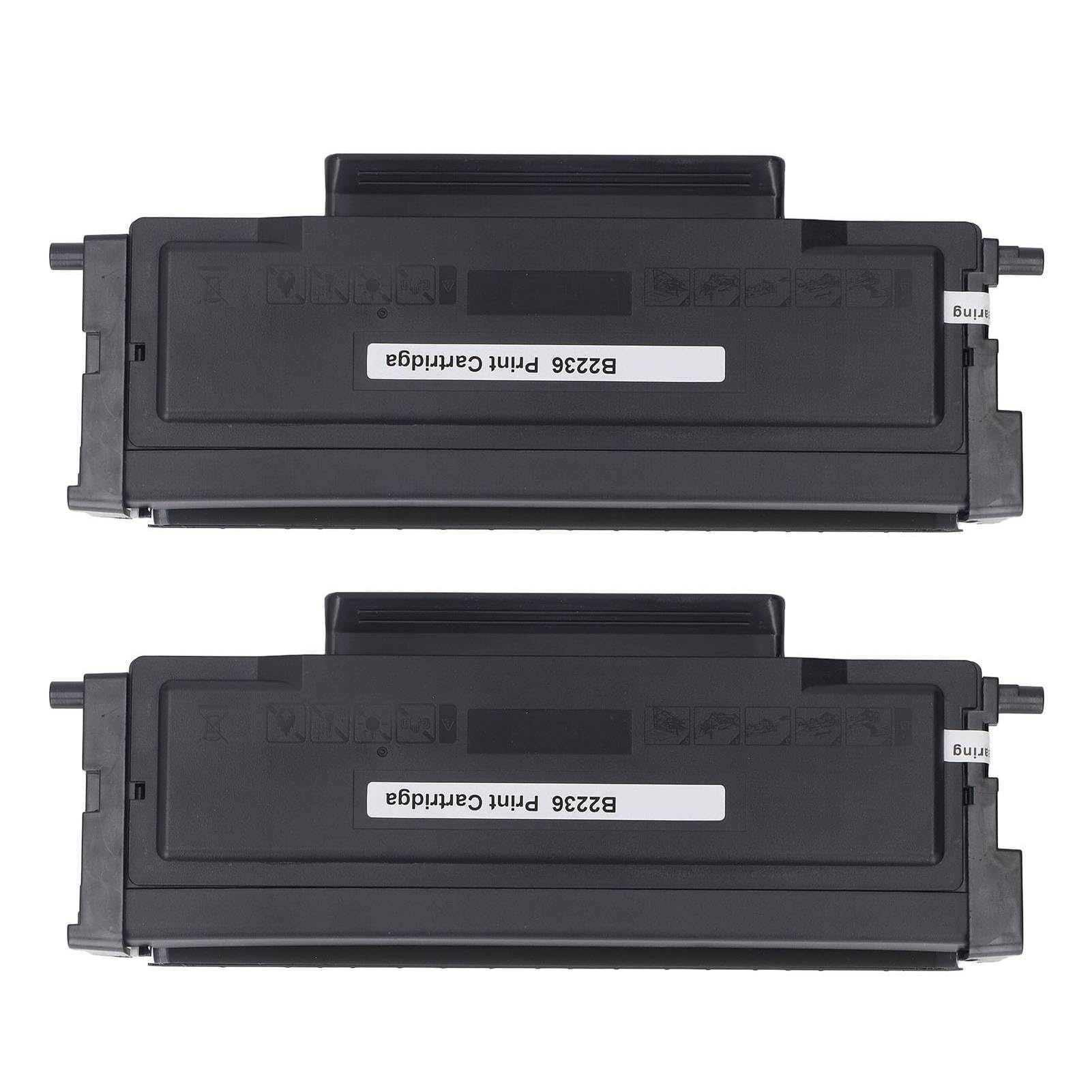 Cartuccia Toner Compatibile, Cartuccia Toner ABS per Stampante, Confezione da 2, 1500 Pagine Ciascuna, Stampa Nitida Senza Sbavature, per B2236 B2236dw MB2236 per Uso Ufficio