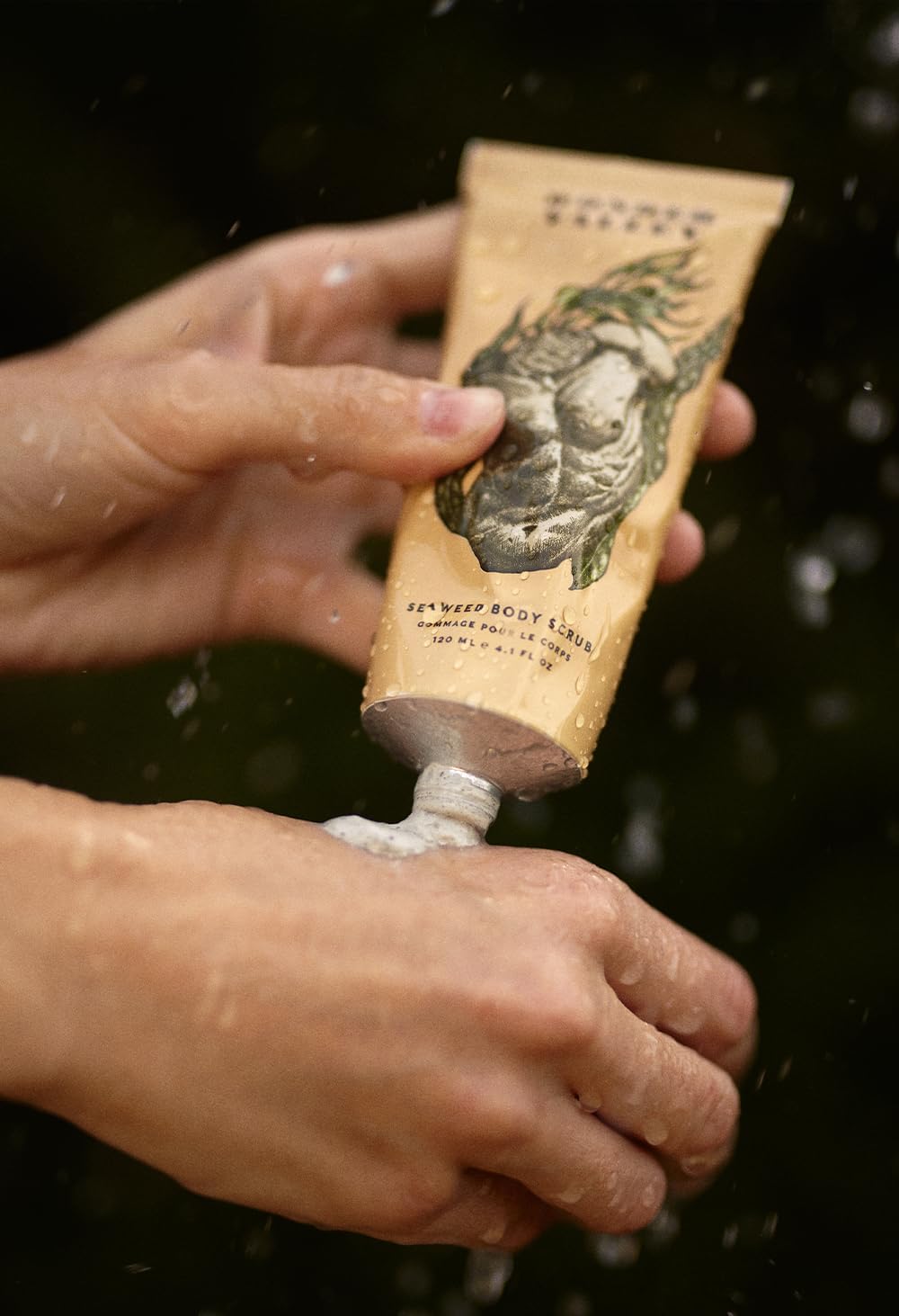 Wonder Valley - Seaweed Body Scrub | Vegan, Cruelty-Free, All Skin Types | Exfoliates and Softens Skin (4.1 fl oz | 120 ml)