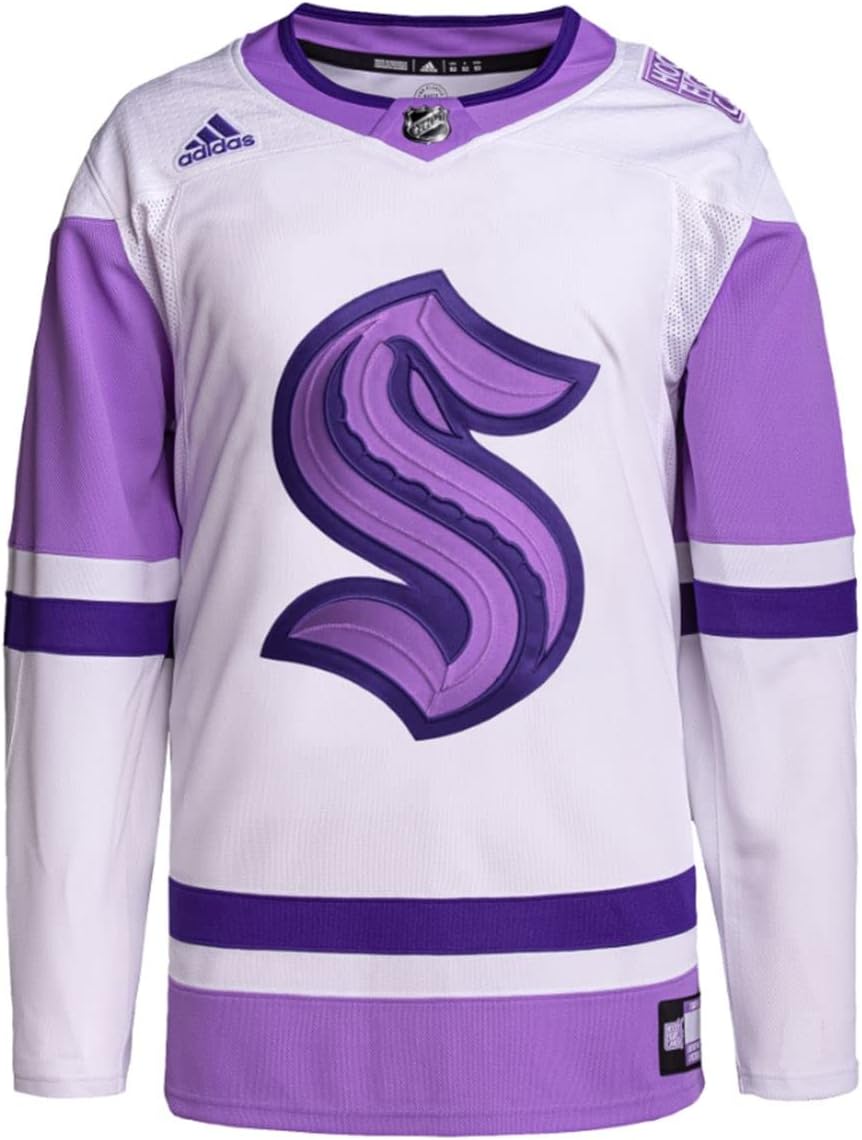 adidas Seattle Kraken Primegreen Men's Hockey Fights Cancer