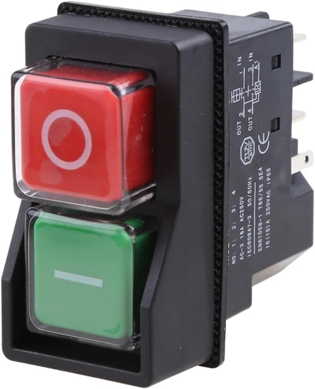 5pins Waterproof Explosion-Proof Pushbutton KDL-28 IP55 220v Starter Electromagnetic Switches