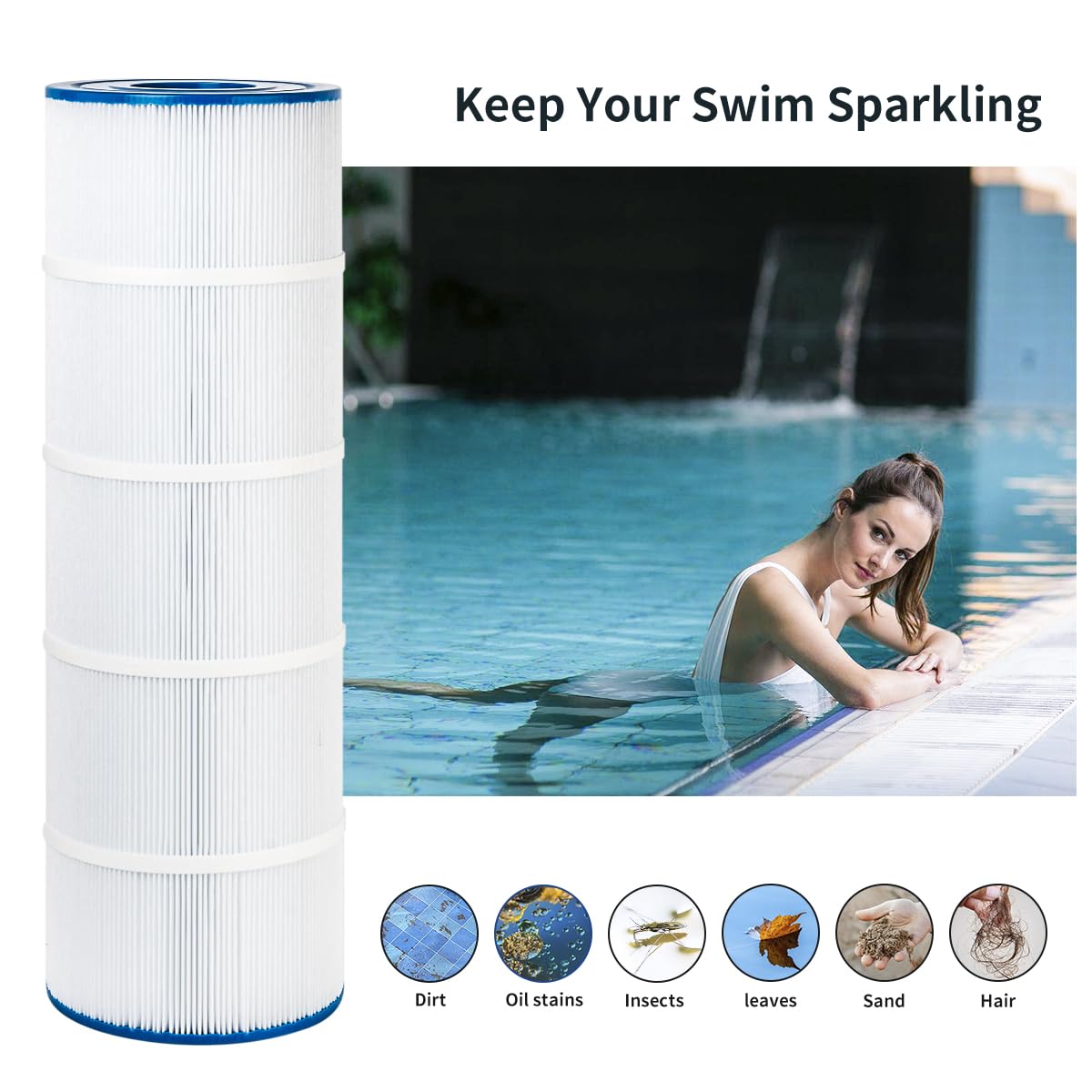 Filtre de piscine de rechange CCP420 pour Clean and Clear Plus 420