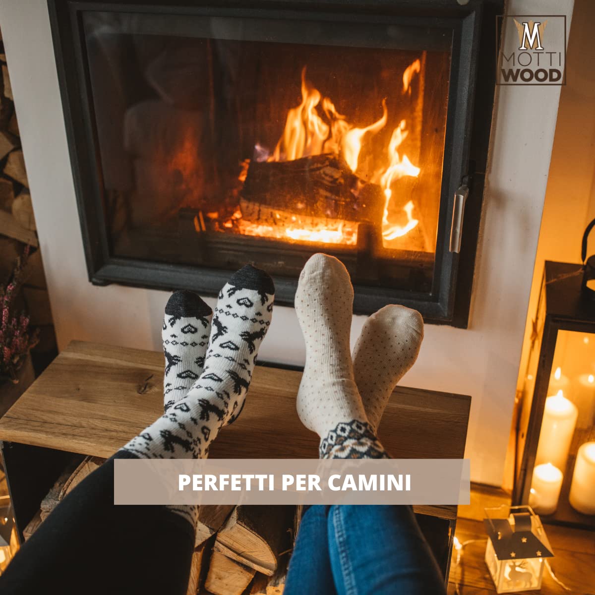 Mattoncini da Ardere, 6.5KG, 100% Legno Faggio, Lunga Durata