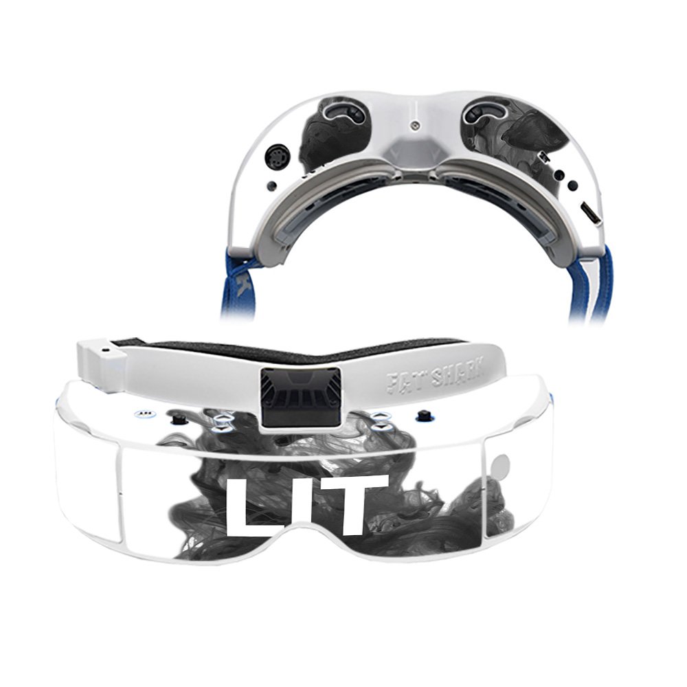 MightySkins Skin Compatible with Fat Shark Dominator V3 - Lit | Protective, Durable, and Unique Vinyl Decal wrap Cover | Easy to Apply, Remove, and Change Styles | Made in The USA