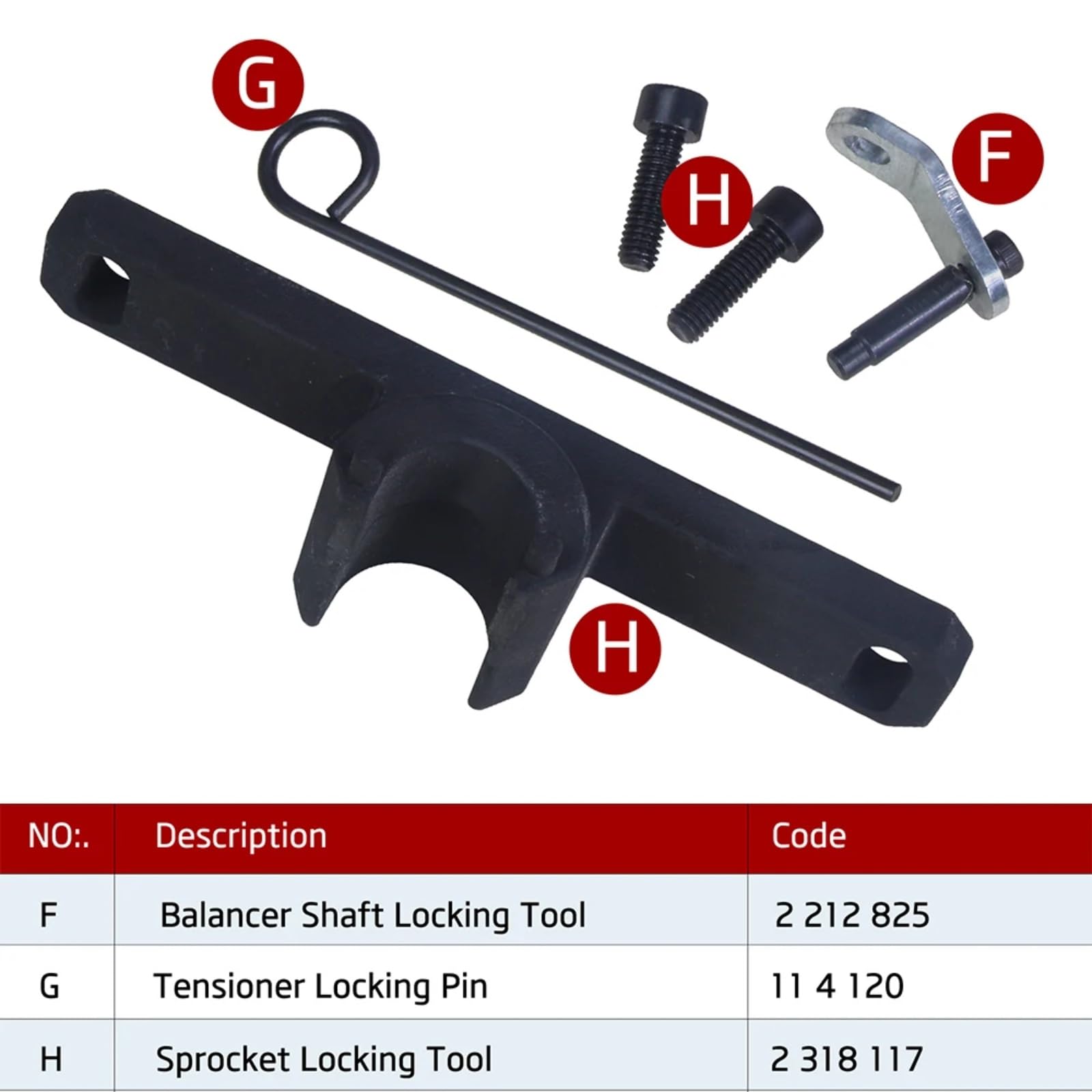 Kit Messa in Fase Compatibile Con BMW Per N14 N18 N20 N26 N47 N53 N54 N55 N63 S63 Attrezzo Per L'allineamento Dell'albero A Camme E La Fasatura Del Volano Del Motore 83302212825