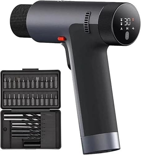 Taladro inalámbrico sin escobillas Xiaomi 12V Max, par potente de 30 nm, control de precisión de 30 velocidades, 3 modos de funcionamiento, pantalla